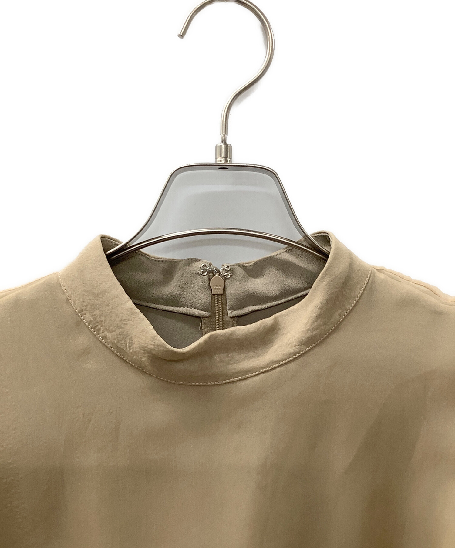 中古・古着通販】Ameri (アメリ) MINIMAL MACARON DRESS ベージュ 