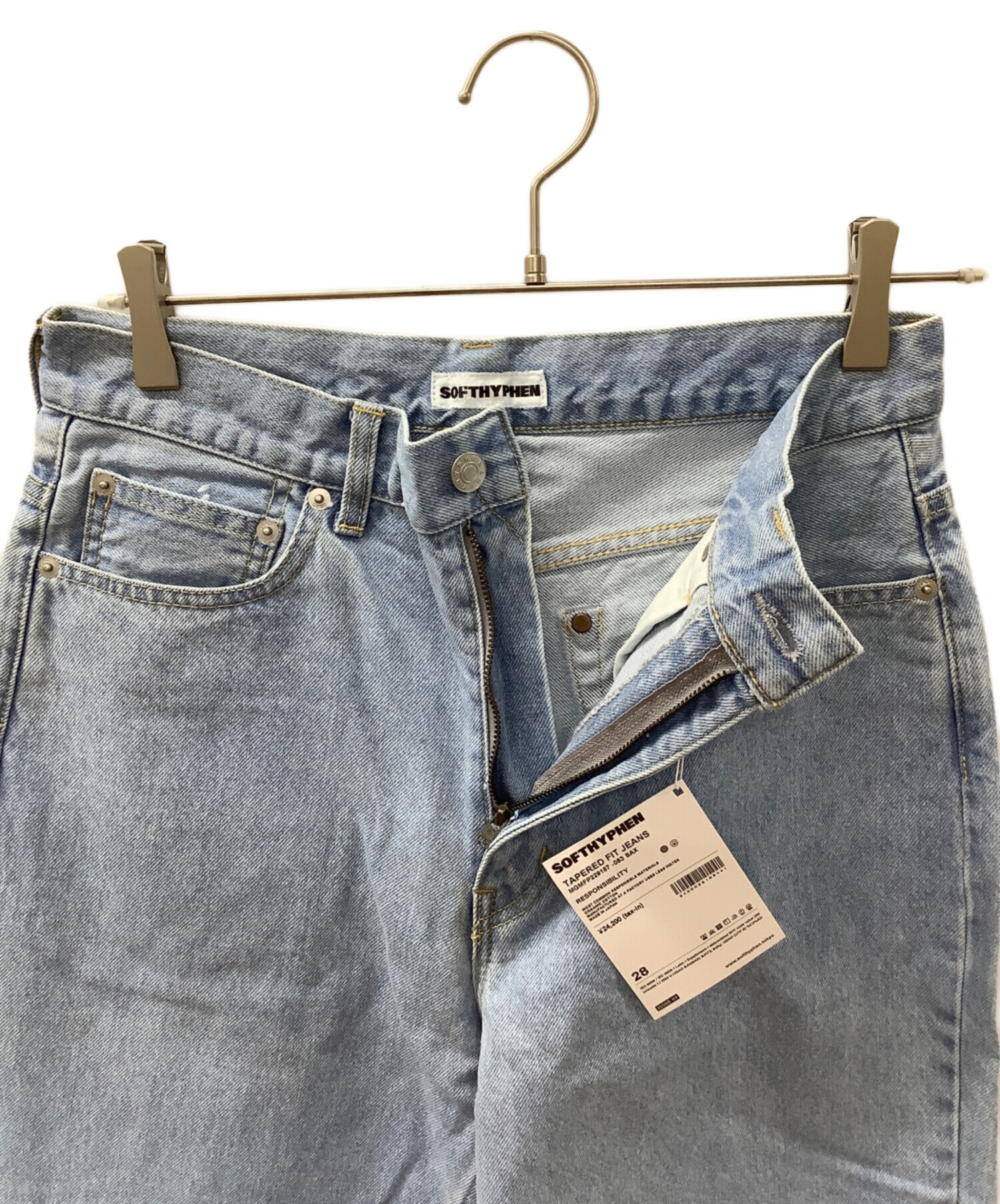 中古・古着通販】SOFTHYPHEN (ソフトハイフン) TAPERED FIT JEANS 
