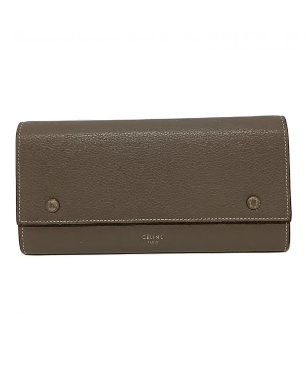 中古・古着通販】CELINE (セリーヌ) 長財布 グレー｜ブランド・古着