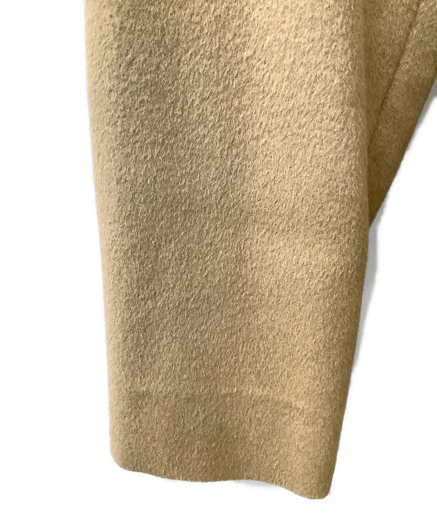 中古・古着通販】BURBERRY (バーバリー) アンゴラ混コート ブラウン