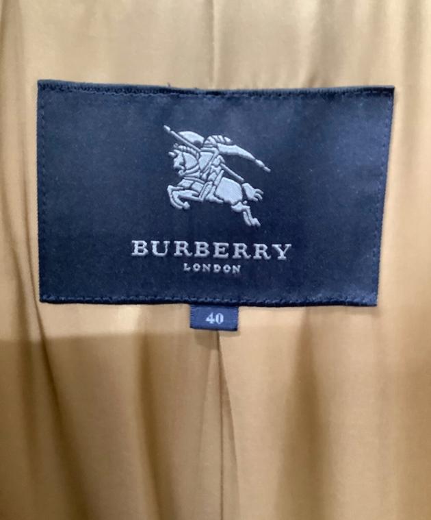 中古・古着通販】BURBERRY (バーバリー) アンゴラ混コート ブラウン