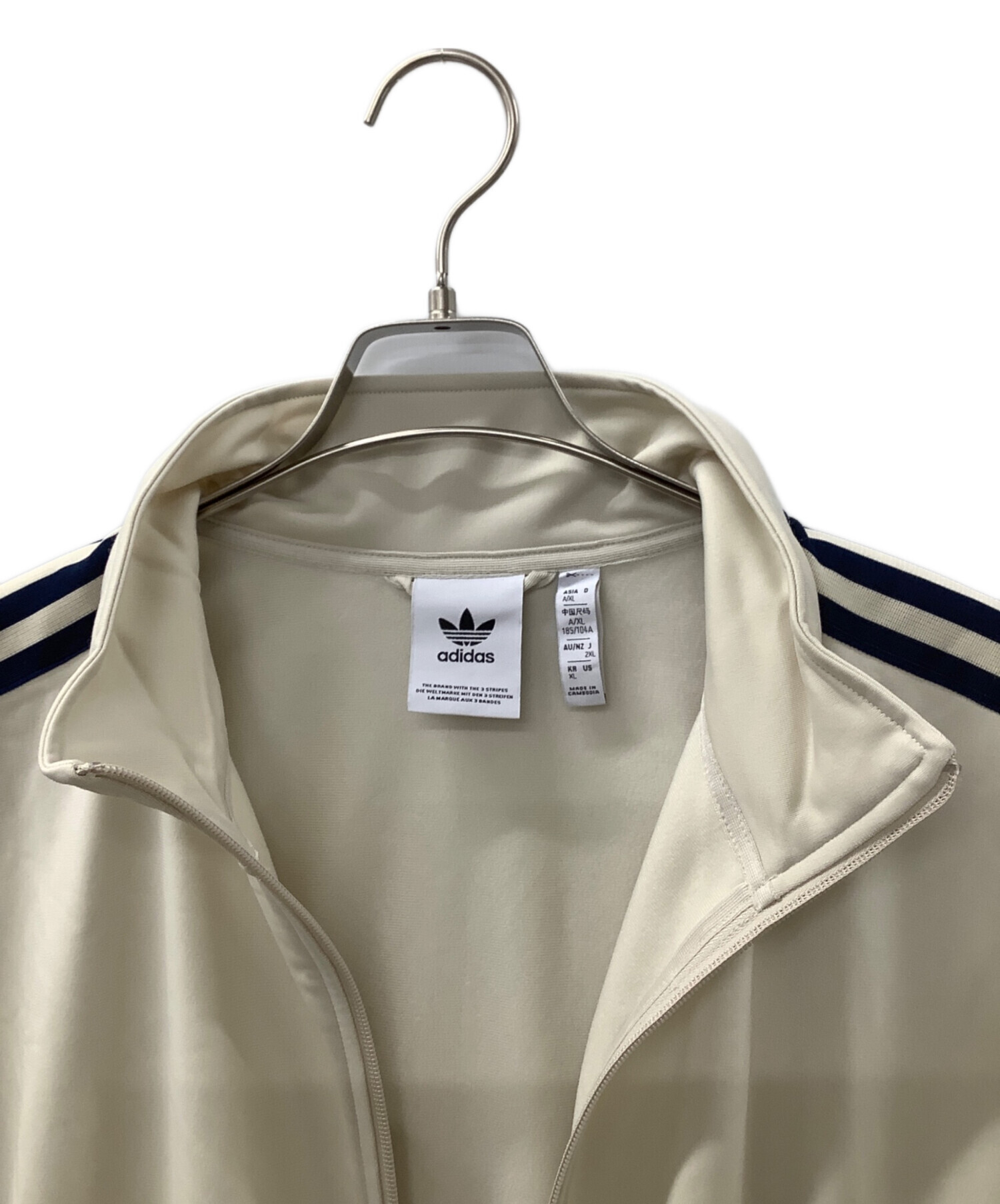 中古・古着通販】adidas (アディダス) トラックジャケット ベージュ