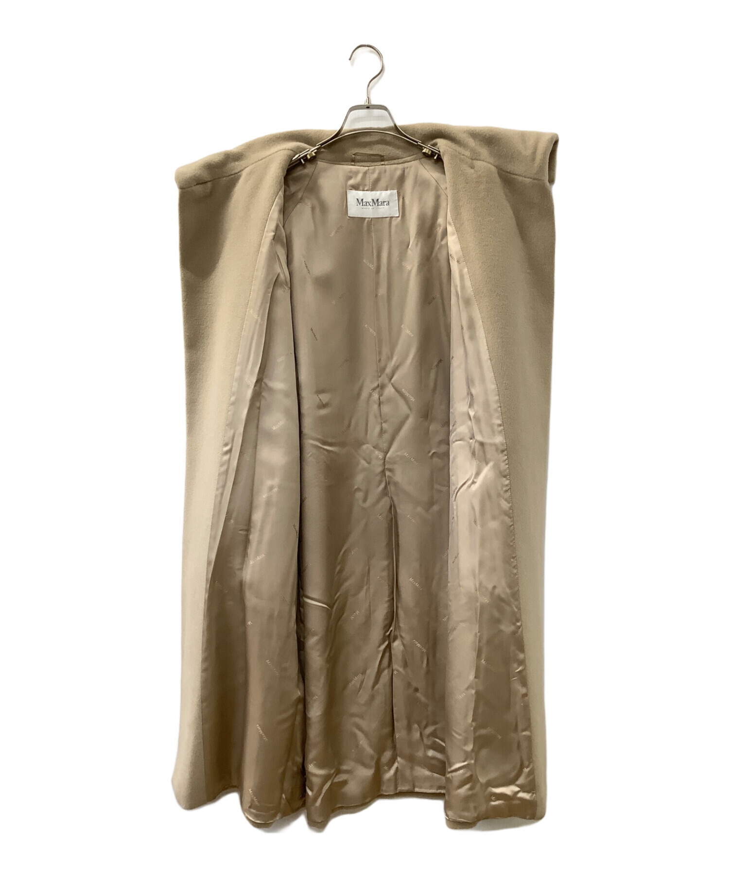 中古・古着通販】MaxMara (マックスマーラ) ウールコート ベージュ