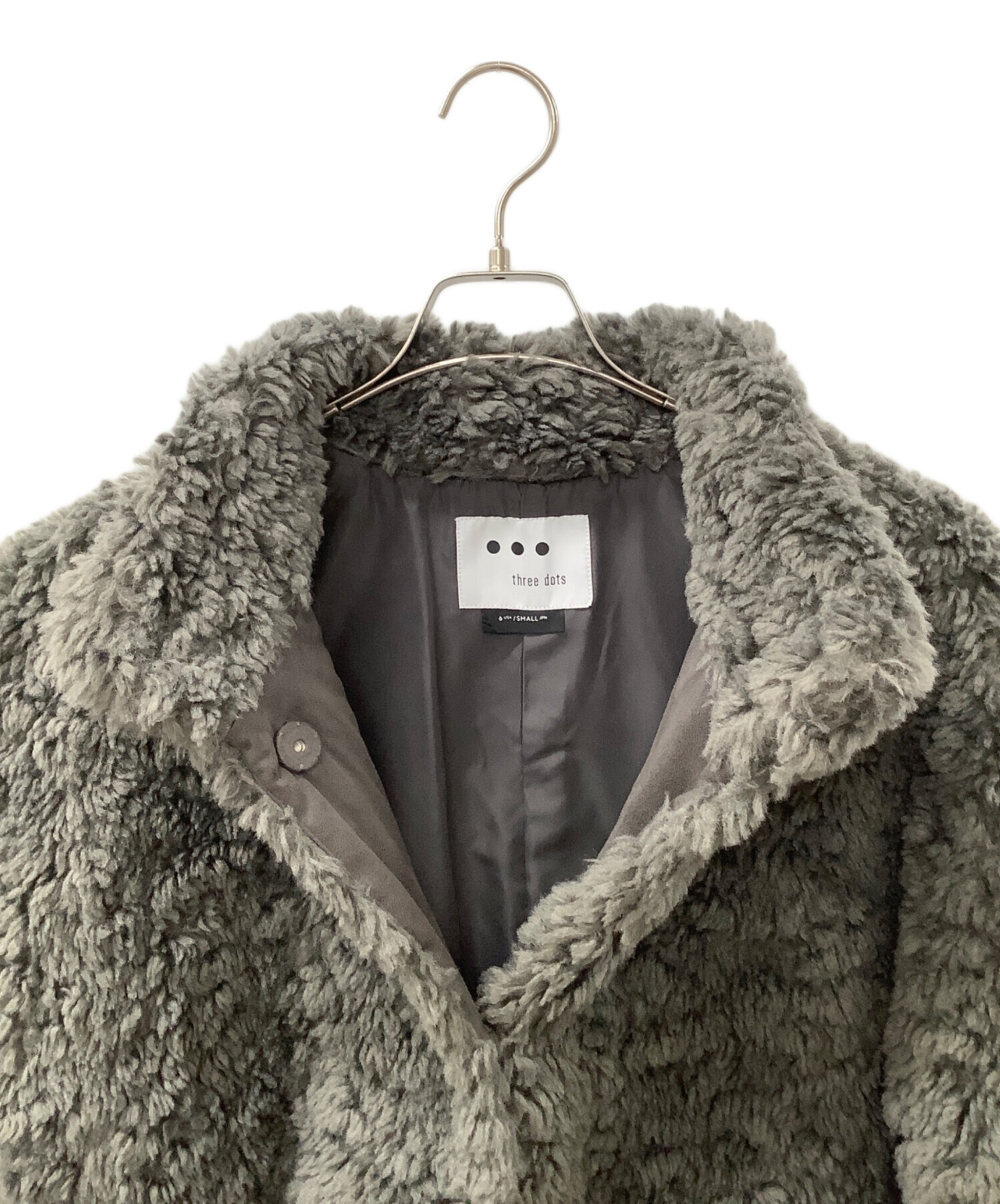 中古・古着通販】THREE DOTS (スリードッツ) Upcycled eco fur middle