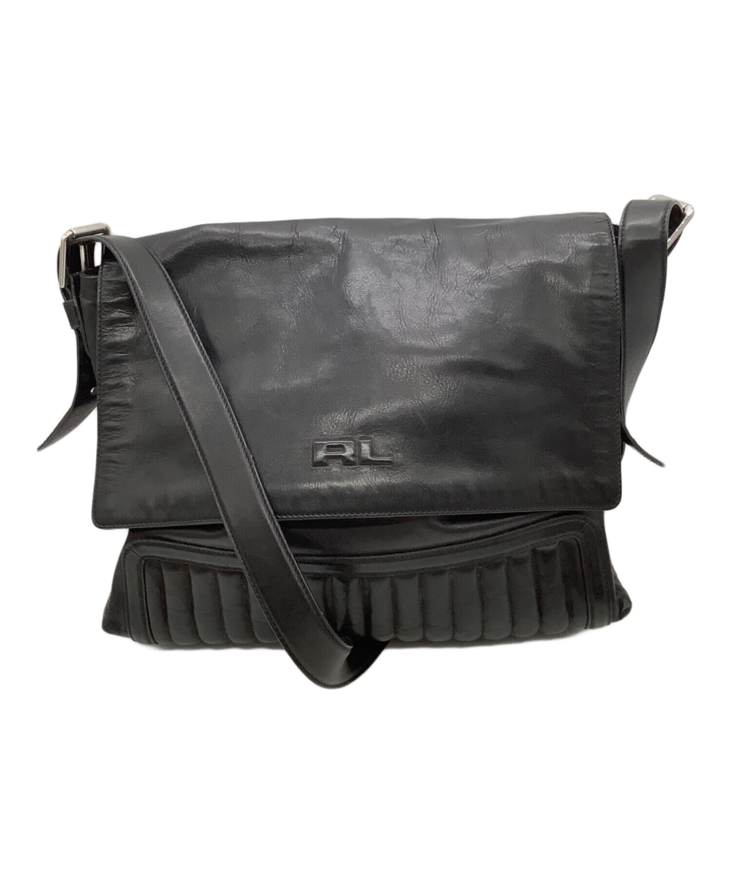 中古・古着通販】RALPH LAUREN (ラルフローレン) レザーショルダー 