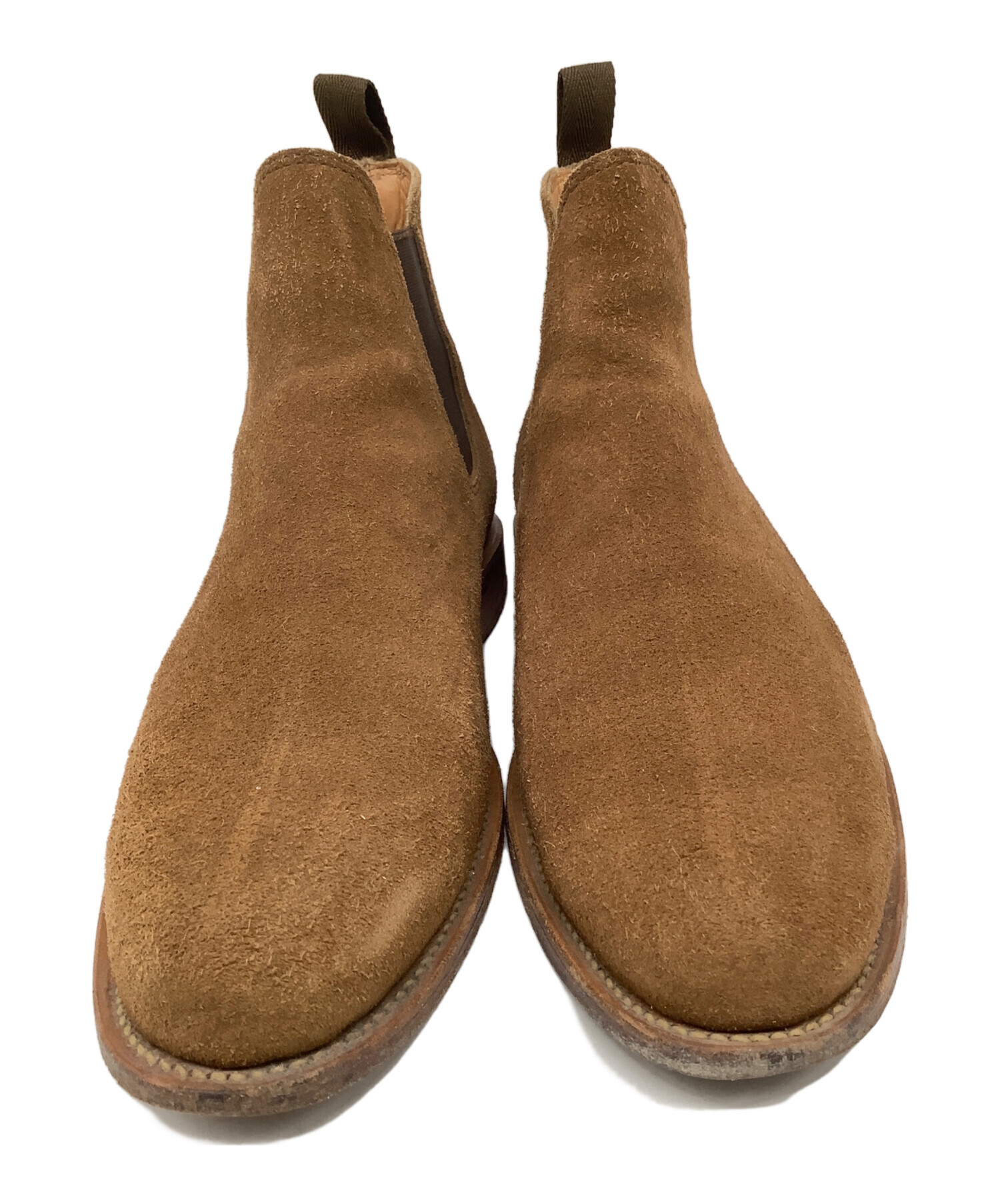 中古・古着通販】VIBERG (ヴィバーグ) サイドゴアブーツ ブラウン 