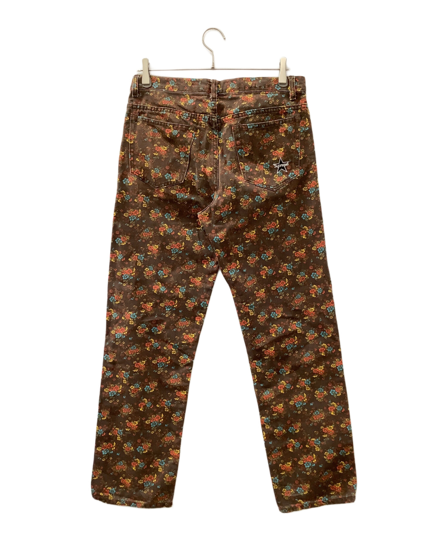 中古・古着通販】SUPREME (シュプリーム) Flowers デニムパンツ