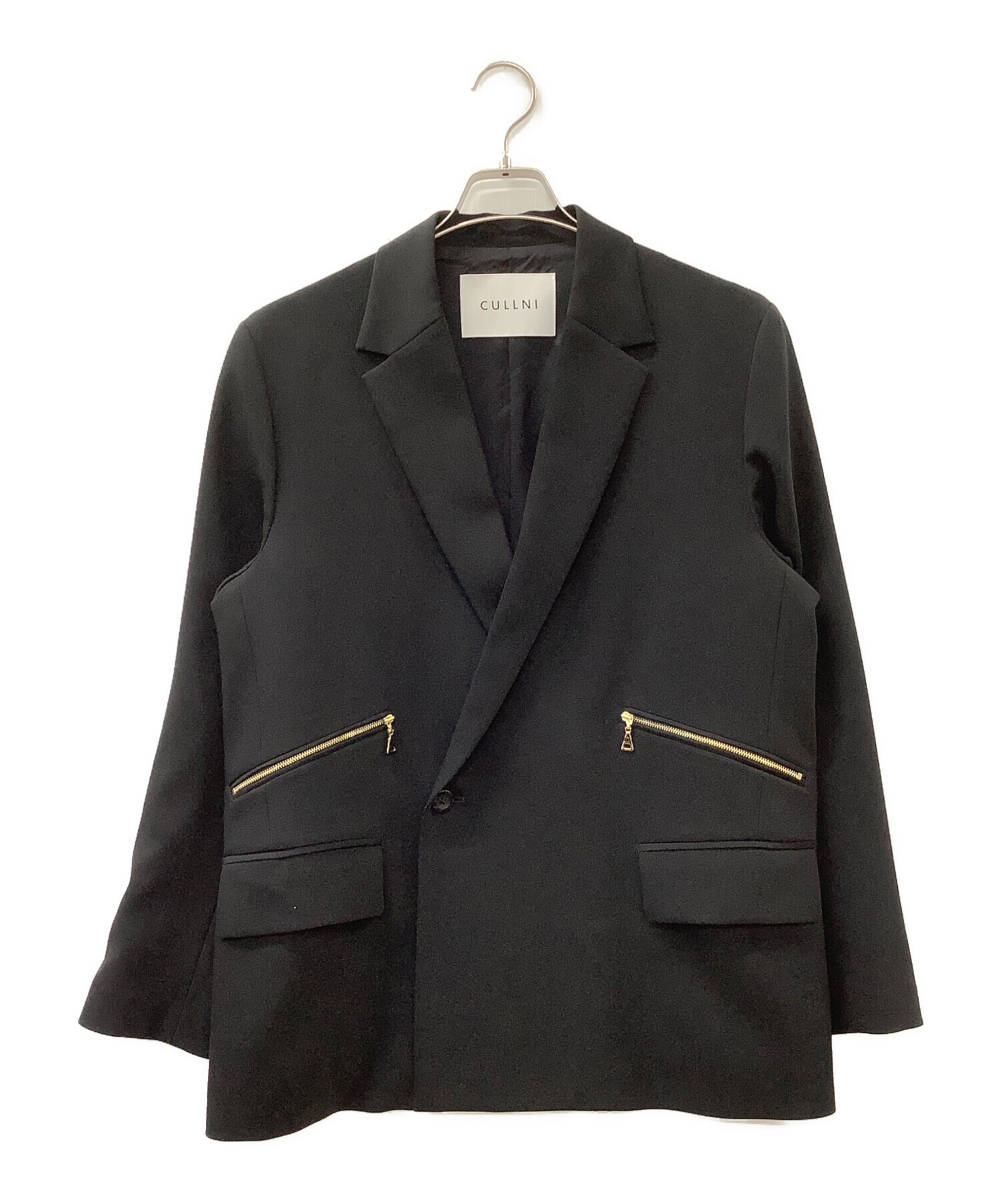 CULLNI ジャケット サイズ1 中古・古着通販】CULLNI (クルニ) テーラードジャケット ブラック