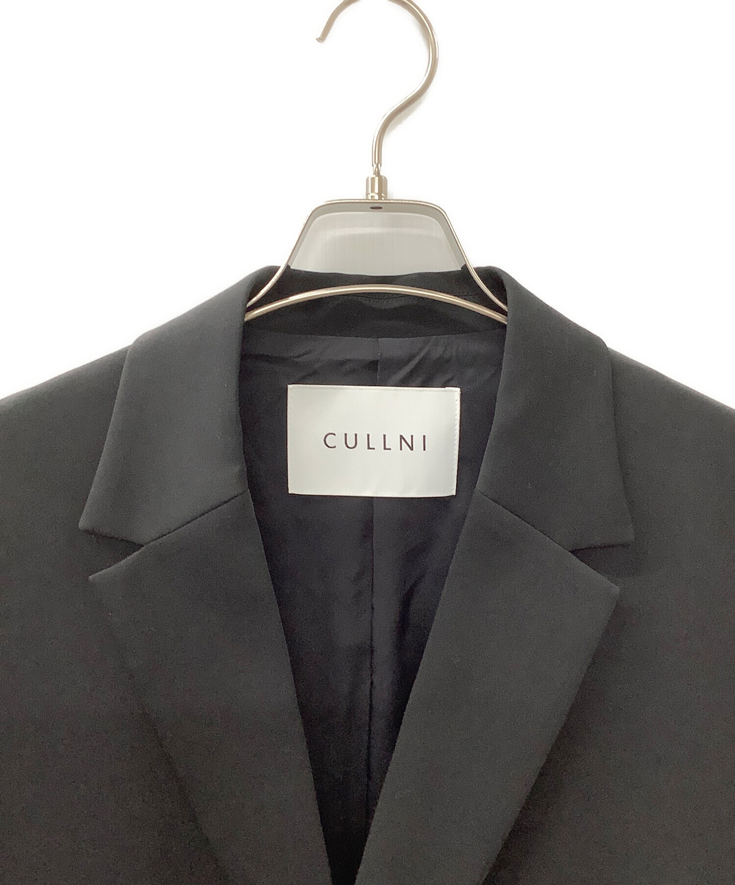 中古・古着通販】CULLNI (クルニ) テーラードジャケット ブラック 