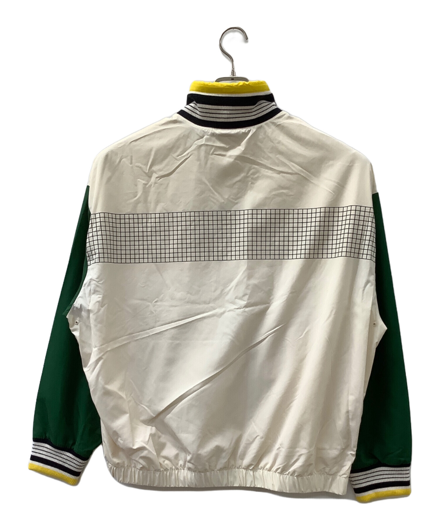 中古・古着通販】LACOSTE (ラコステ) ボーダーリブニットネックジップ 