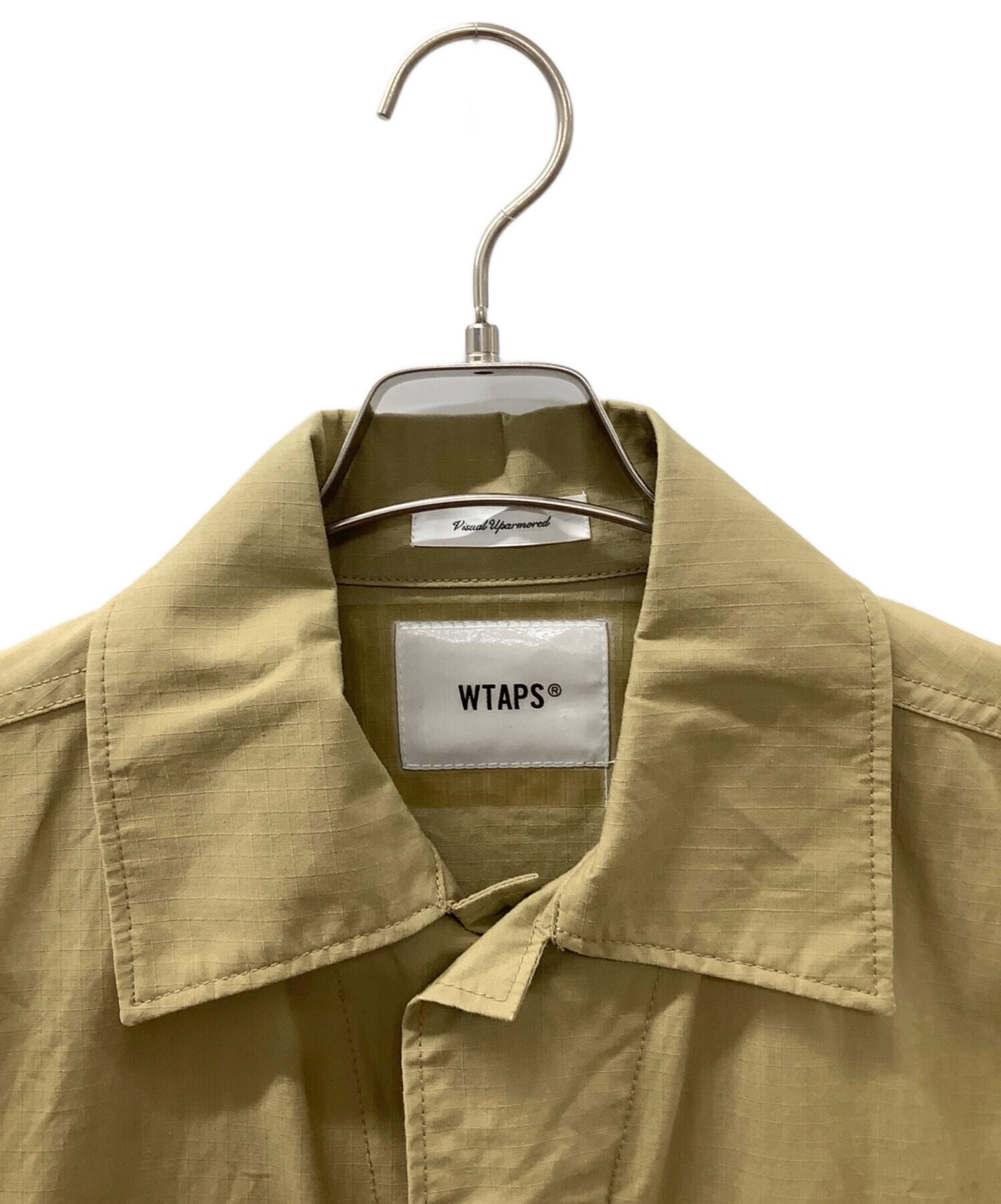 中古・古着通販】WTAPS (ダブルタップス) SHIRT.NYCO.RIPSTOP ベージュ