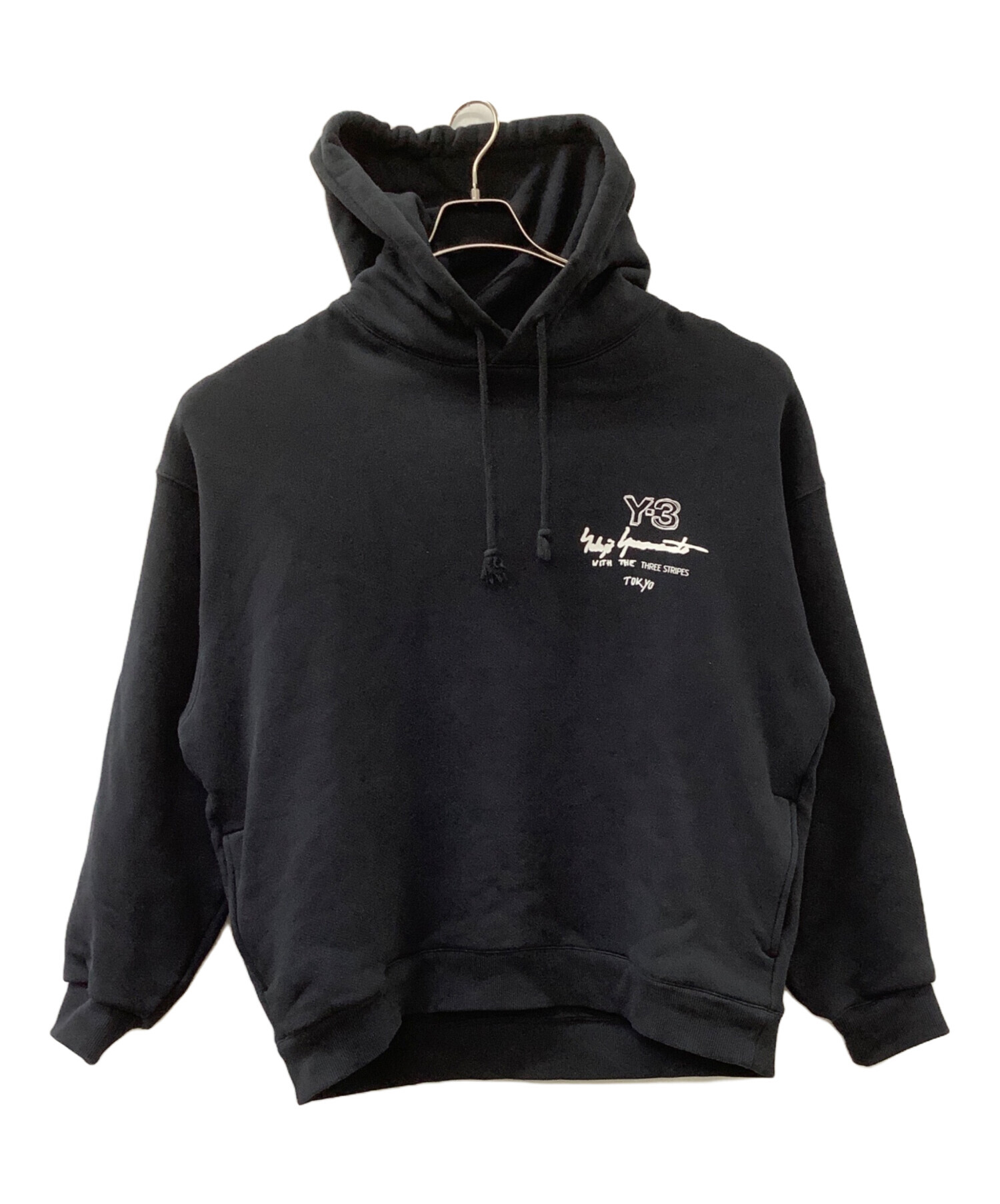 中古・古着通販】Y-3 (ワイスリー) GRAPHIC FT HOODIE ブラック サイズ