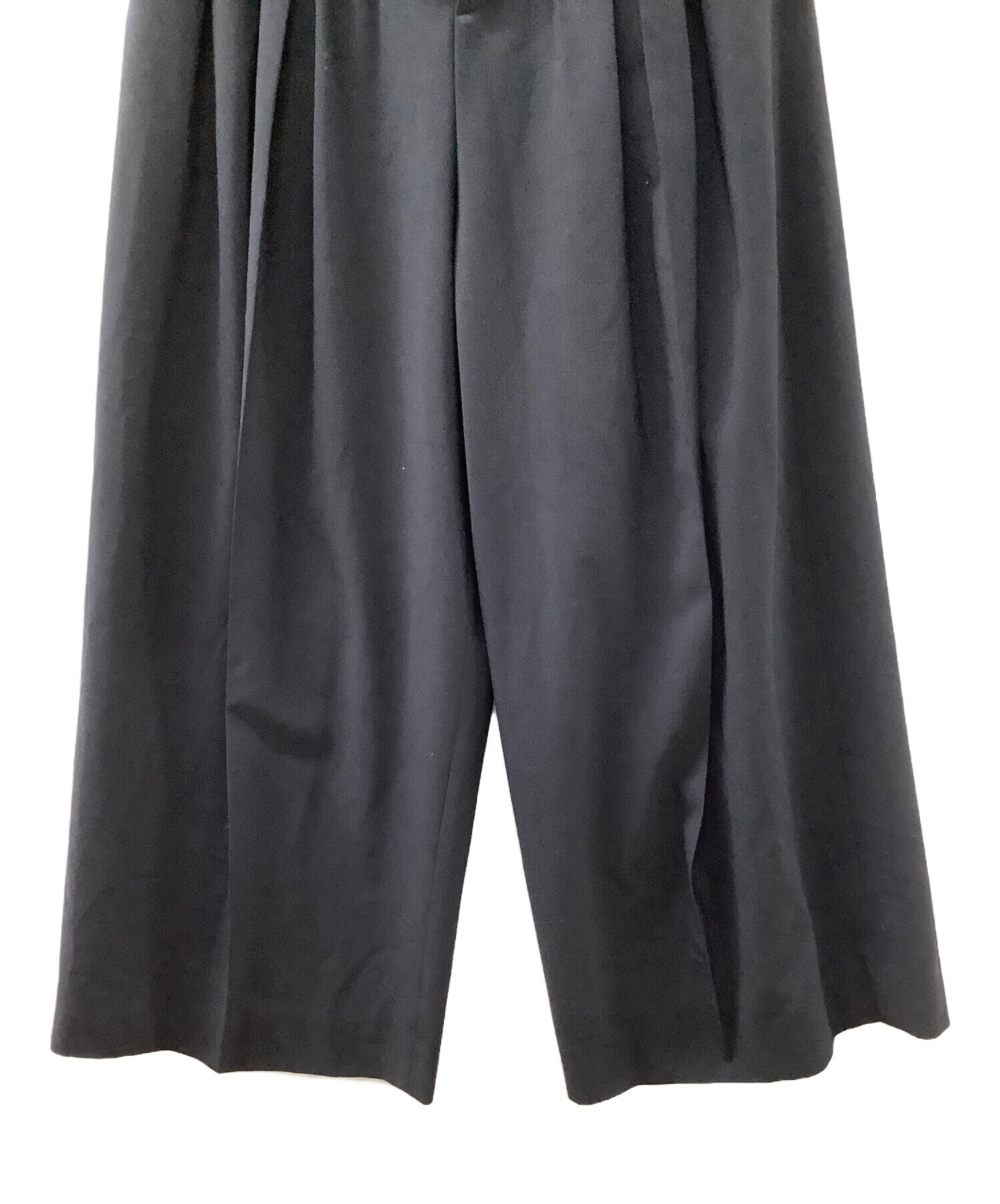 中古・古着通販】Curensology (カレンソロジー) タックパンツ ネイビー