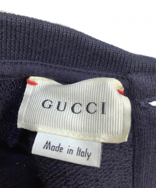 中古・古着通販】GUCCI (グッチ) 半袖ワンピース ネイビー サイズ:18