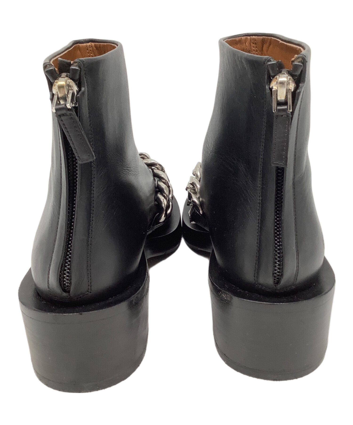 中古・古着通販】GIVENCHY (ジバンシィ) チェーンブーツ ブラック