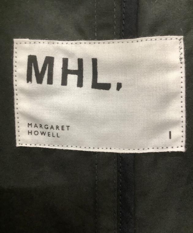 中古・古着通販】MHL (エムエイチエル) ステンカラーコート ブラック