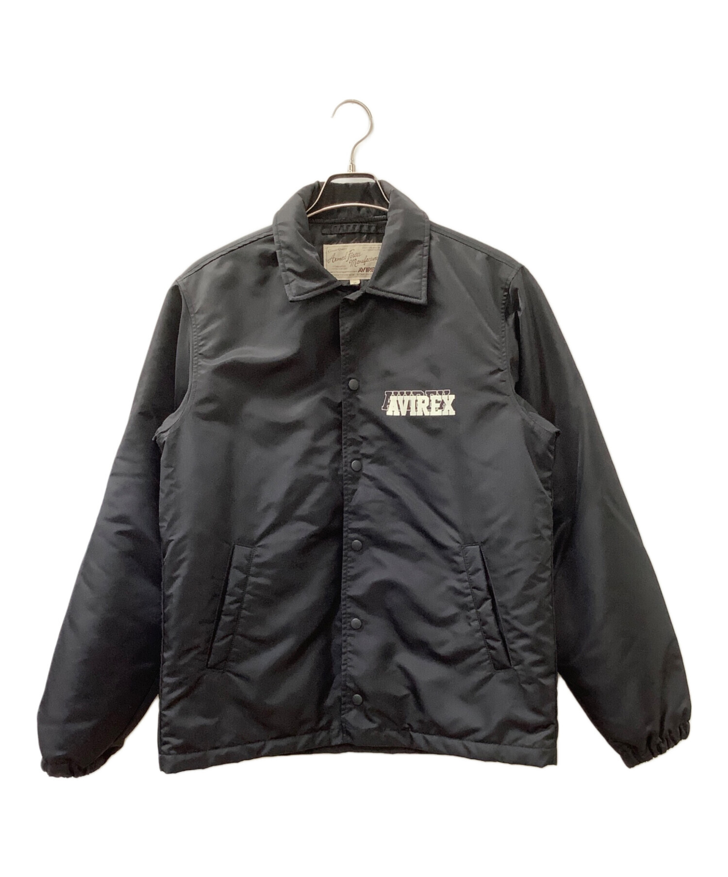 中古・古着通販】AVIREX (アヴィレックス) 中綿ジャケット ブラック