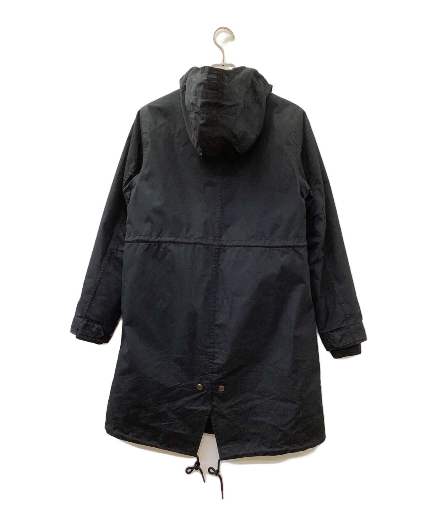 FRED PERRY モッズコート ブラック 中古・古着通販】FRED PERRY (フレッドペリー) ライナー付モッズコート