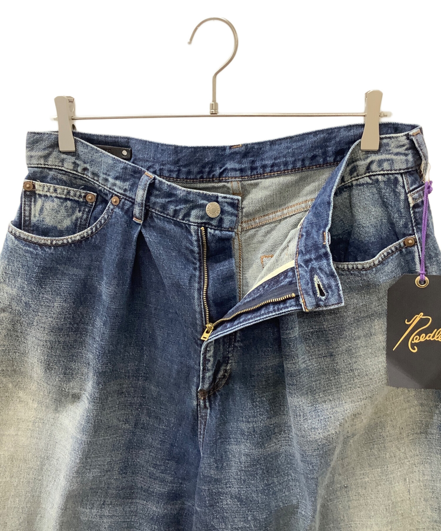 中古・古着通販】MINEDENIM (マインデニム) バギーデニムパンツ 中古・古着通販】MINEDENIM (マインデニム) バギーデニムパンツ