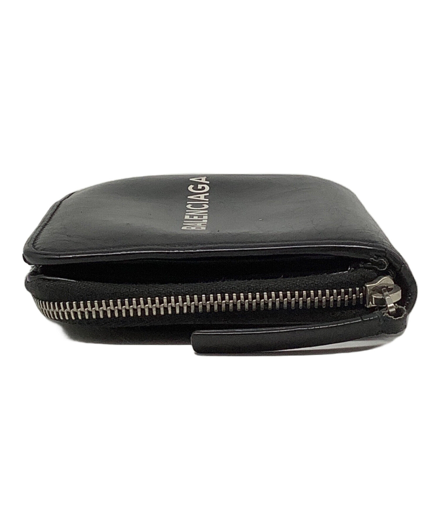 BALENCIAGA バレンシアガ 財布・ケース - 黒 【古着】【中古】 BALENCIAGA - BALENCIAGA バレンシアガ 財布・コインケース 黒 【古着