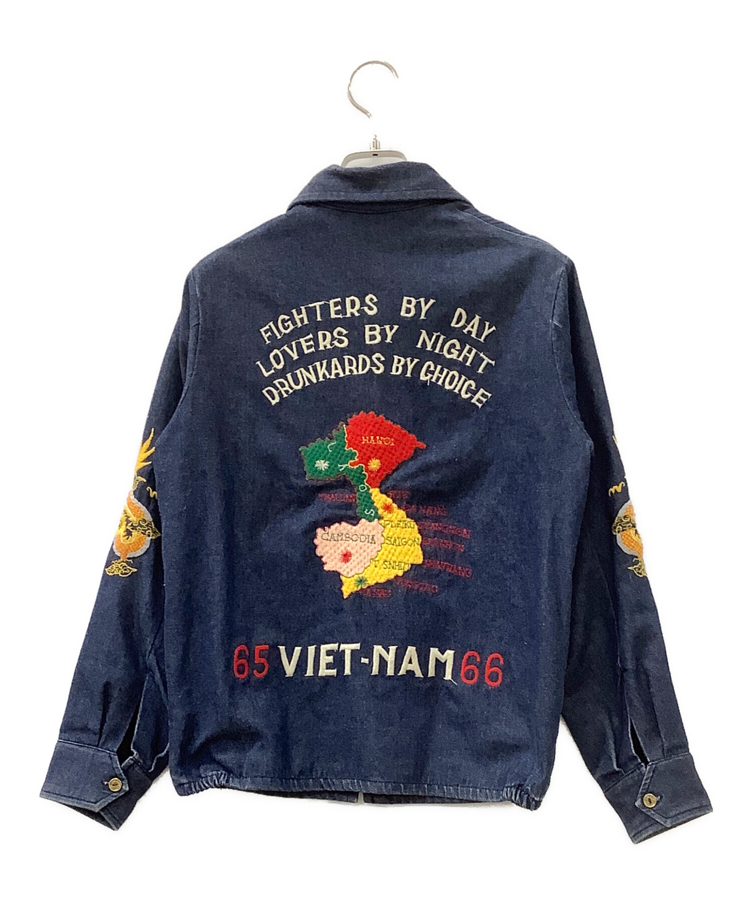 希少✨BEAMSBOY×テーラー東洋　別注　ベトジャン　刺繍　虎　デニム　龍　F 中古・古着通販】BEAMS BOY (ビームスボーイ) テーラー東洋 (テーラー