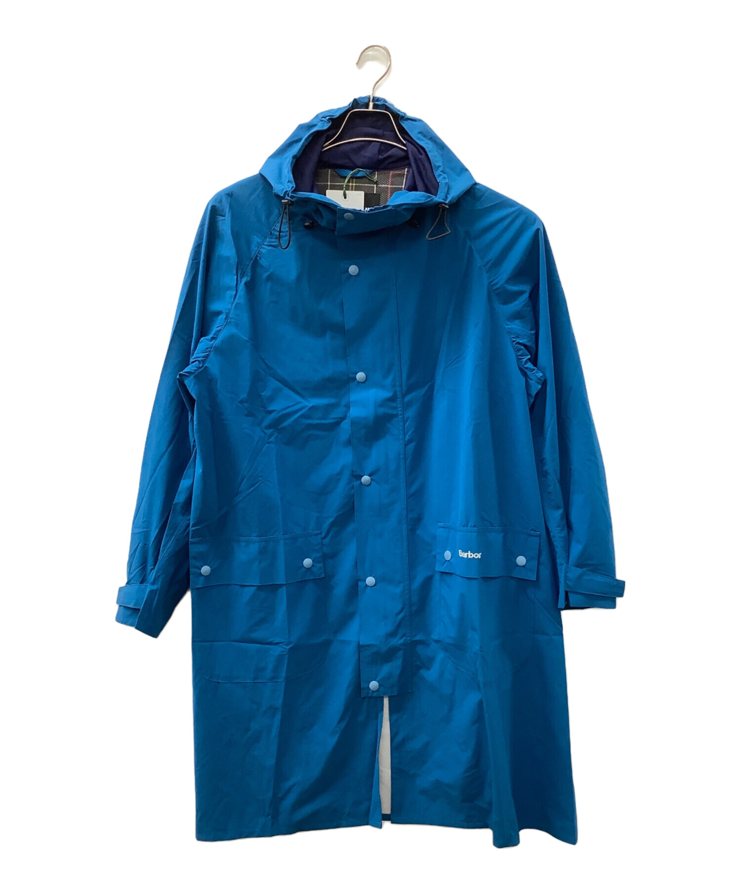 中古・古着通販】Barbour (バブアー) レインフードコート ブルー
