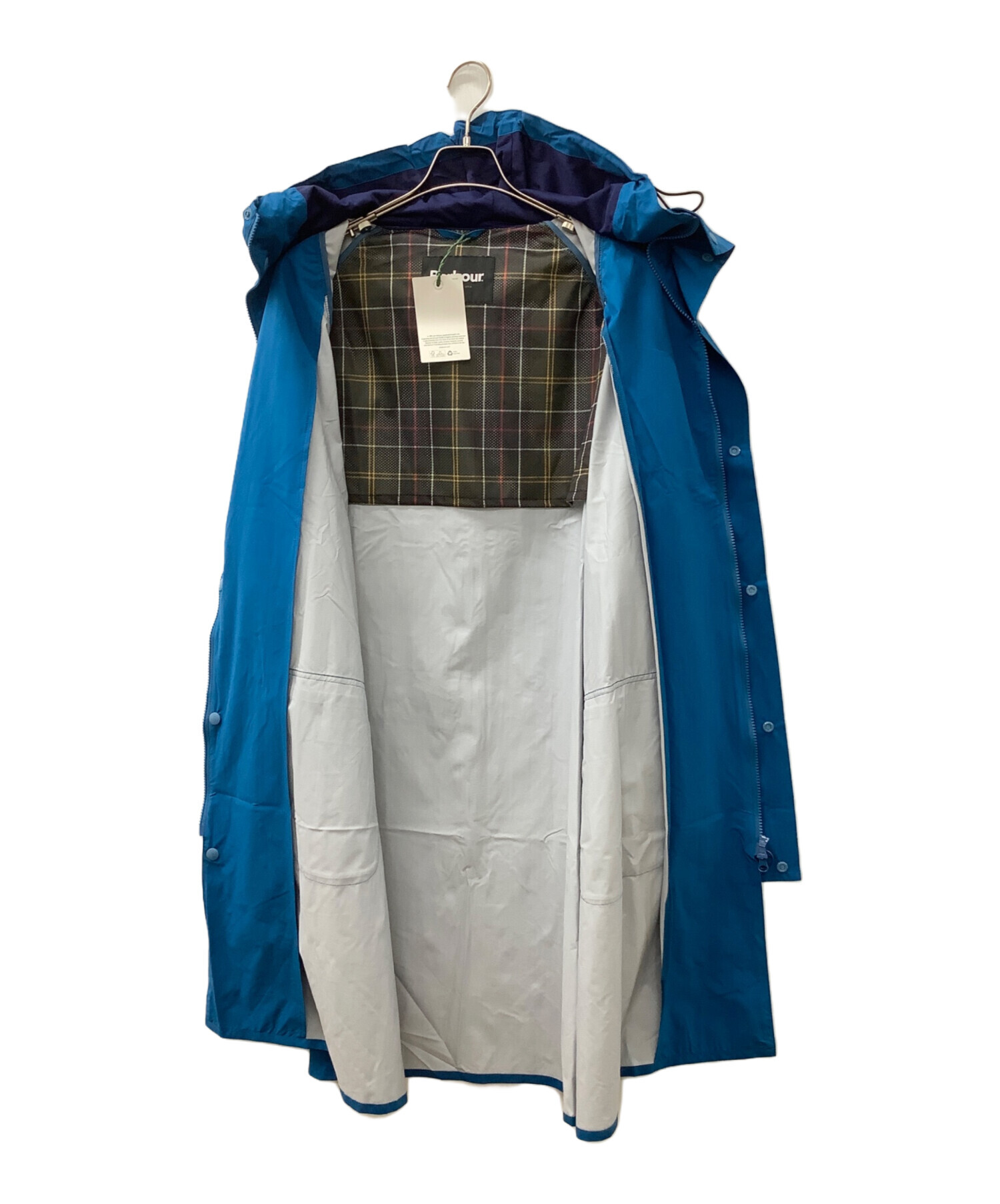 中古・古着通販】Barbour (バブアー) レインフードコート ブルー