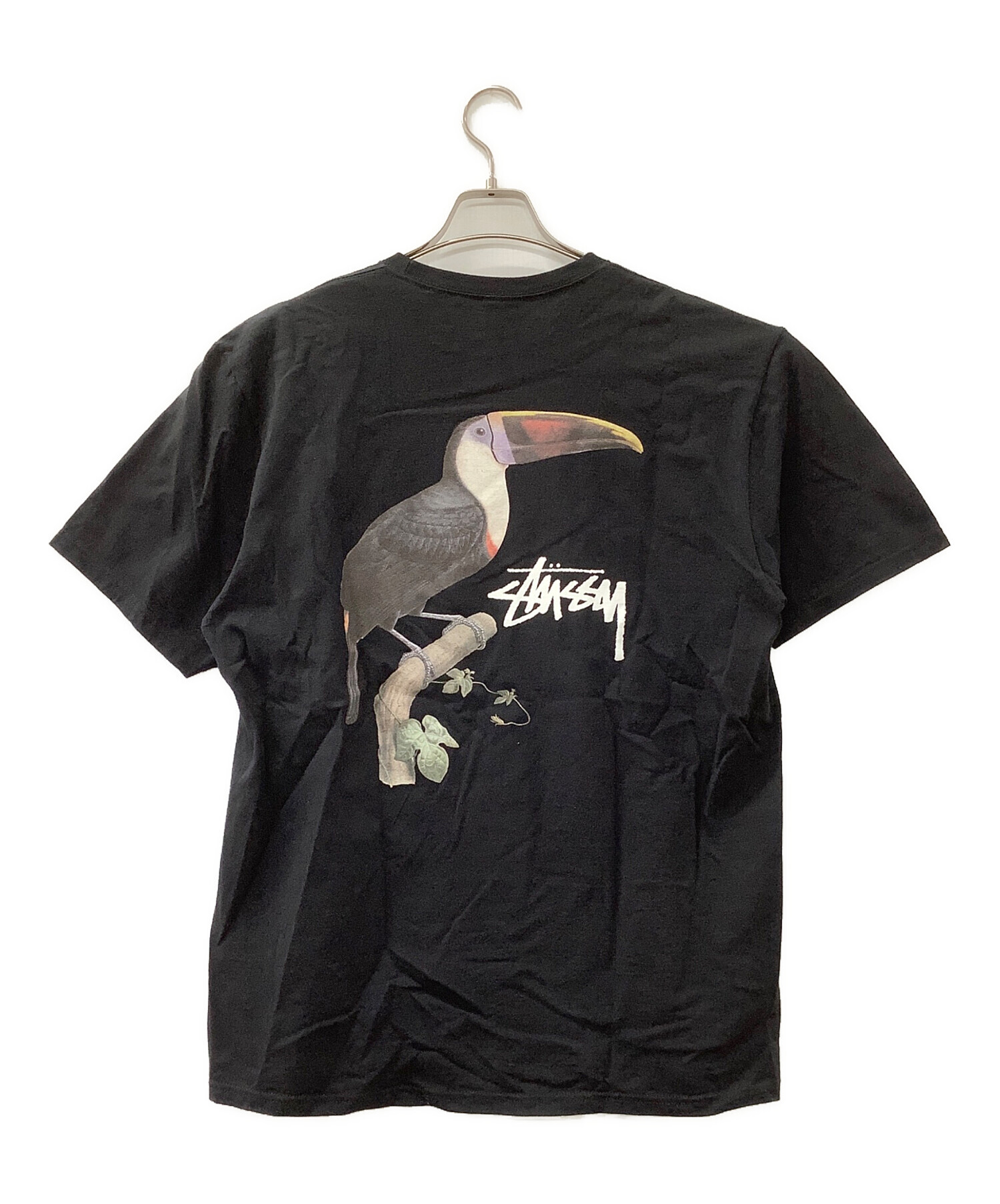 中古・古着通販】stussy (ステューシー) Tシャツ ブラック サイズ:L