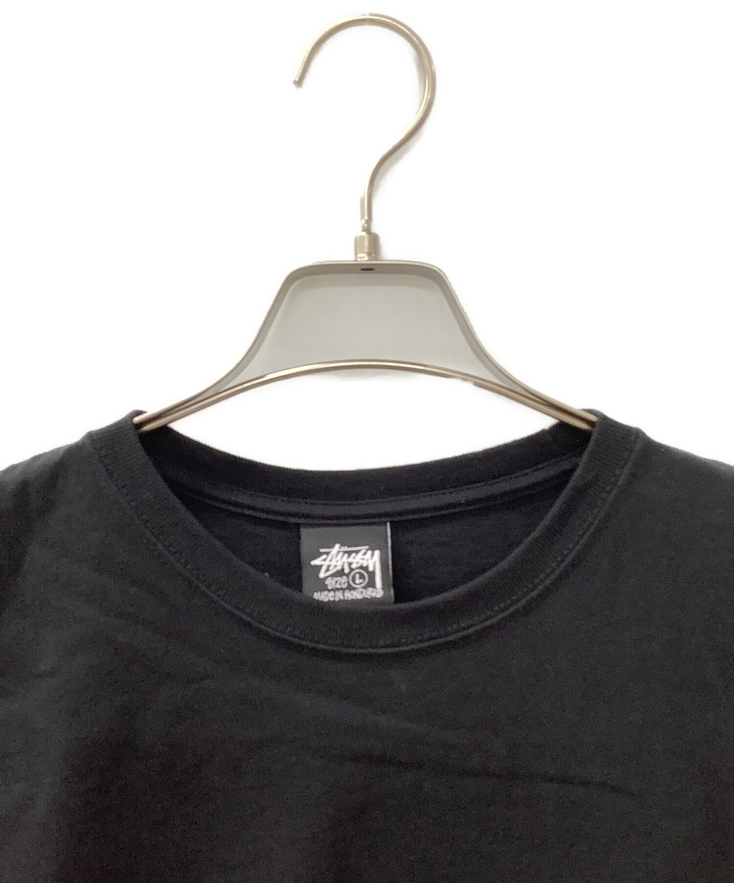 ☆古着　STUSSY　ステューシー　黒　Tシャツ　サイズ：Ｌ　中古品 中古・古着通販】stussy (ステューシー) プリントTシャツ ブラック