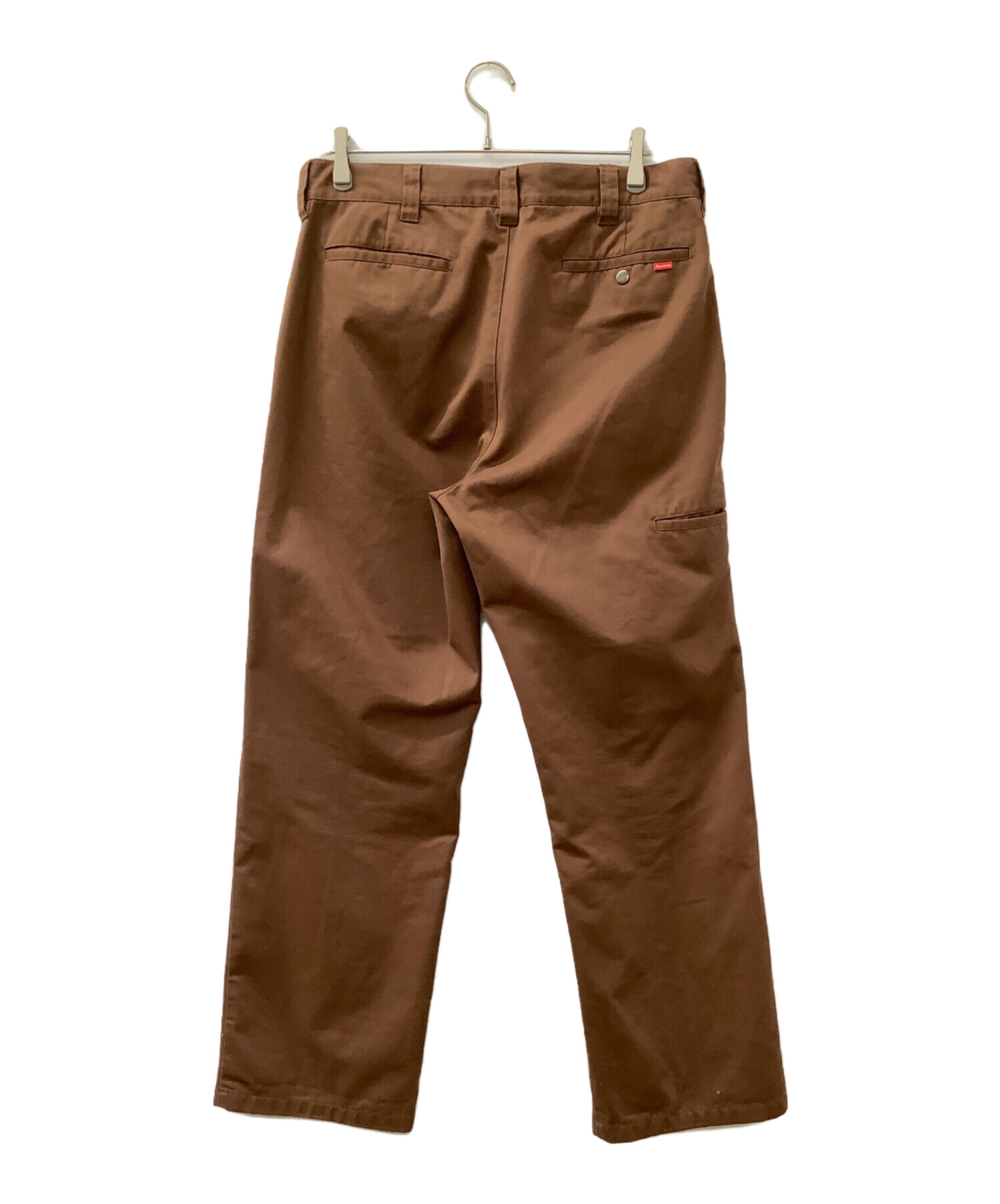 中古・古着通販】SUPREME (シュプリーム) Work Pant ブラウン サイズ