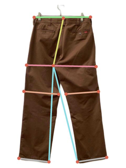 中古・古着通販】SUPREME (シュプリーム) Work Pant ブラウン サイズ