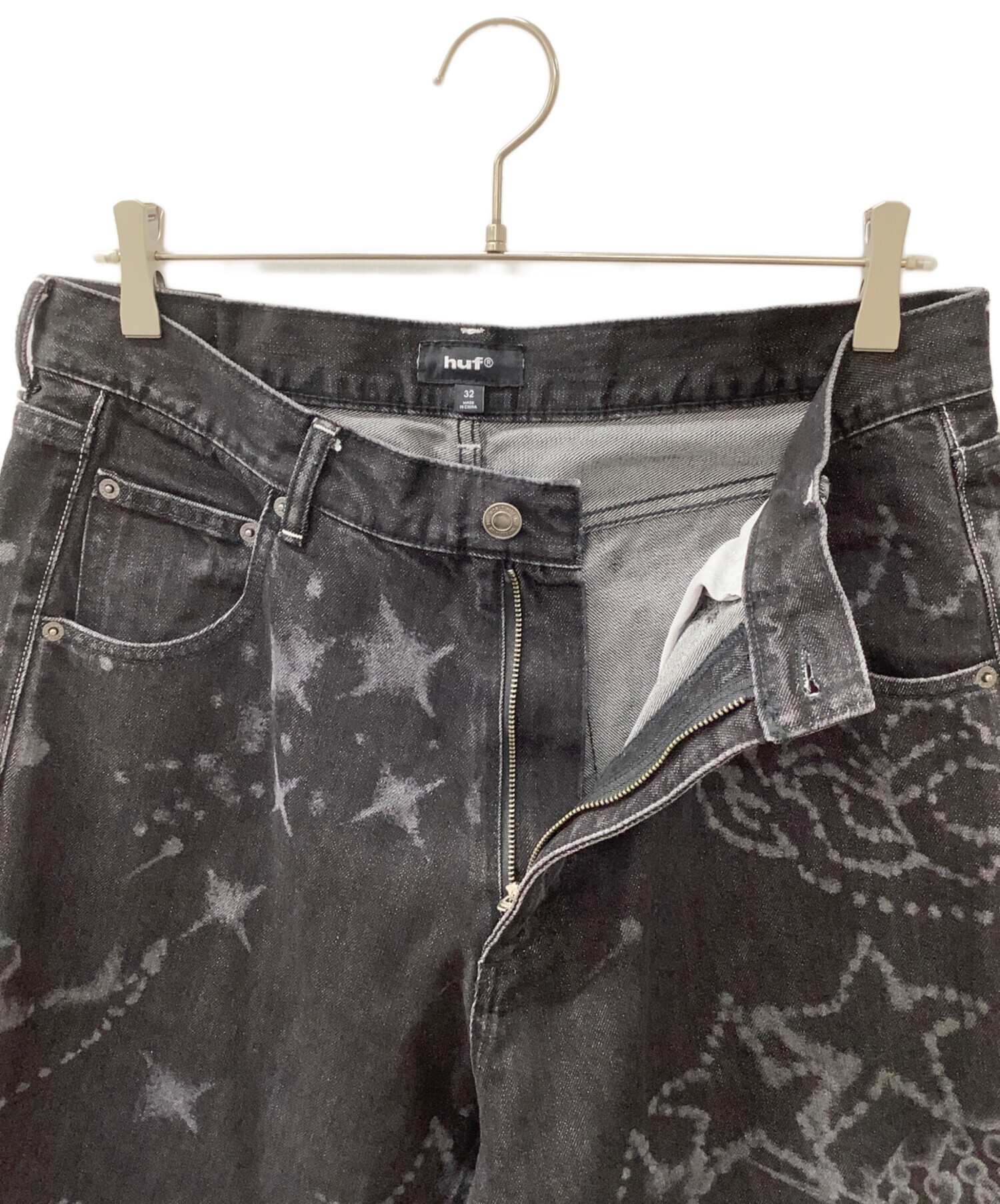 中古・古着通販】HUF (ハフ) RYOTA DAIMON ブラック サイズ:32