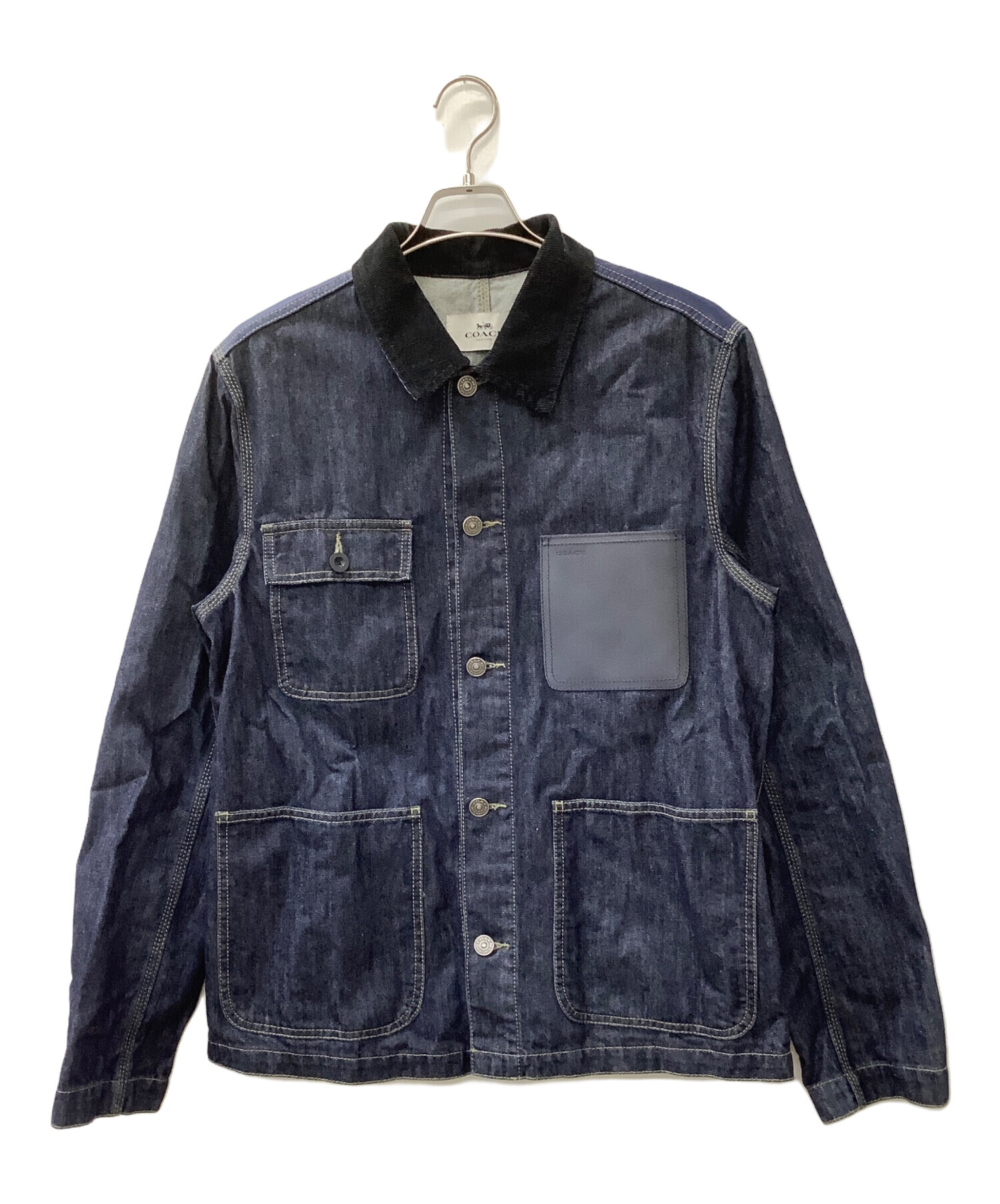 中古・古着通販】COACH (コーチ) カバーオール インディゴ サイズ:M 