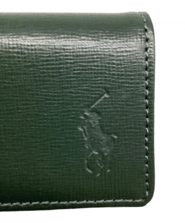 未使用 ポロ ラルフローレン ☆ ロゴ 型押し レザー キーケース 緑 POLO 中古・古着通販】POLO RALPH LAUREN (ポロ・ラルフローレン) 5連キー