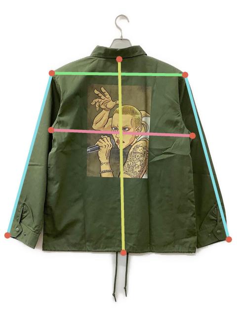 Applebum Eminem 浮世絵コーチジャケット エミネム 中古・古着通販】APPLEBUM (アップルバム) 浮世絵 Eminem コーチ