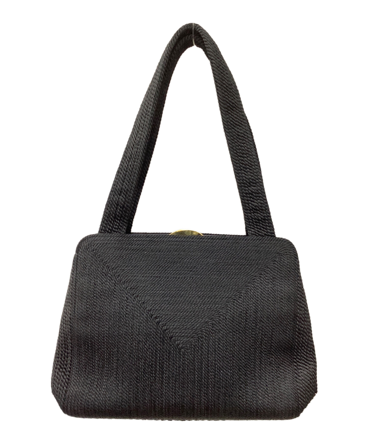 中古・古着通販】CHANEL (シャネル) ハンドバッグ ブラック｜ブランド 