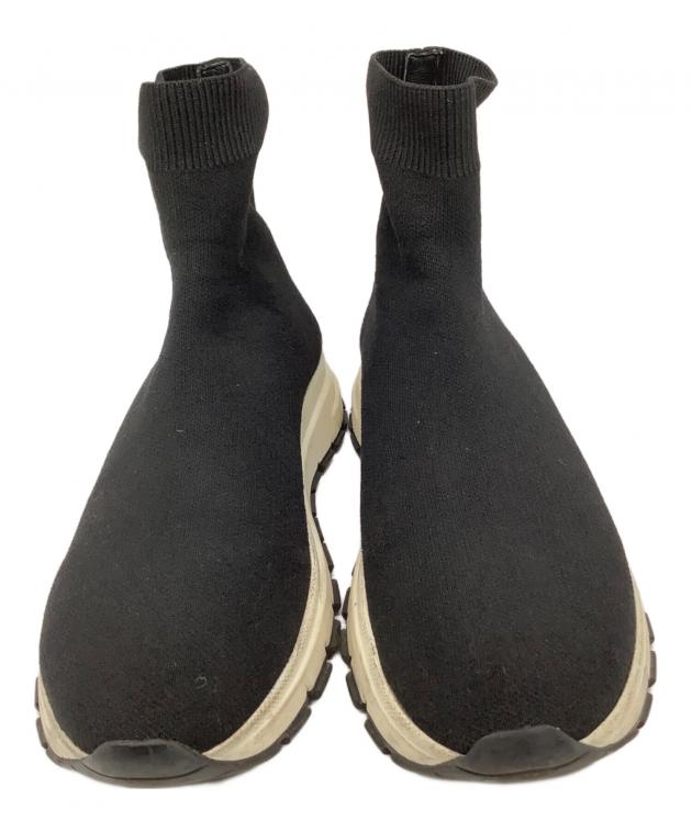 中古・古着通販】PRADA (プラダ) ショートブーツ ブラック サイズ:36