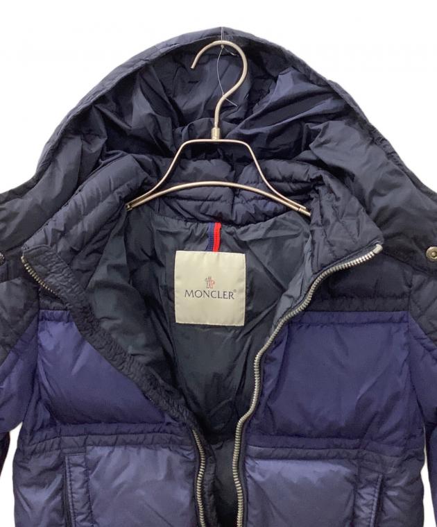 中古・古着通販】MONCLER (モンクレール) ダウンジャケット ネイビー 中古・古着通販】MONCLER (モンクレール) ダウンジャケット ネイビー