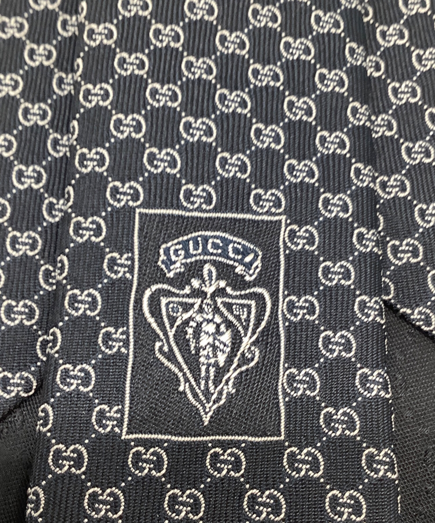 中古・古着通販】GUCCI (グッチ) ネクタイ ブラック サイズ