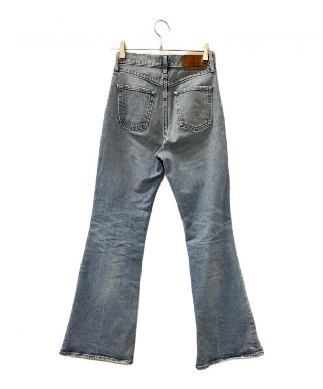 中古・古着通販】moussy (マウジー) フレアデニムパンツ インディゴ