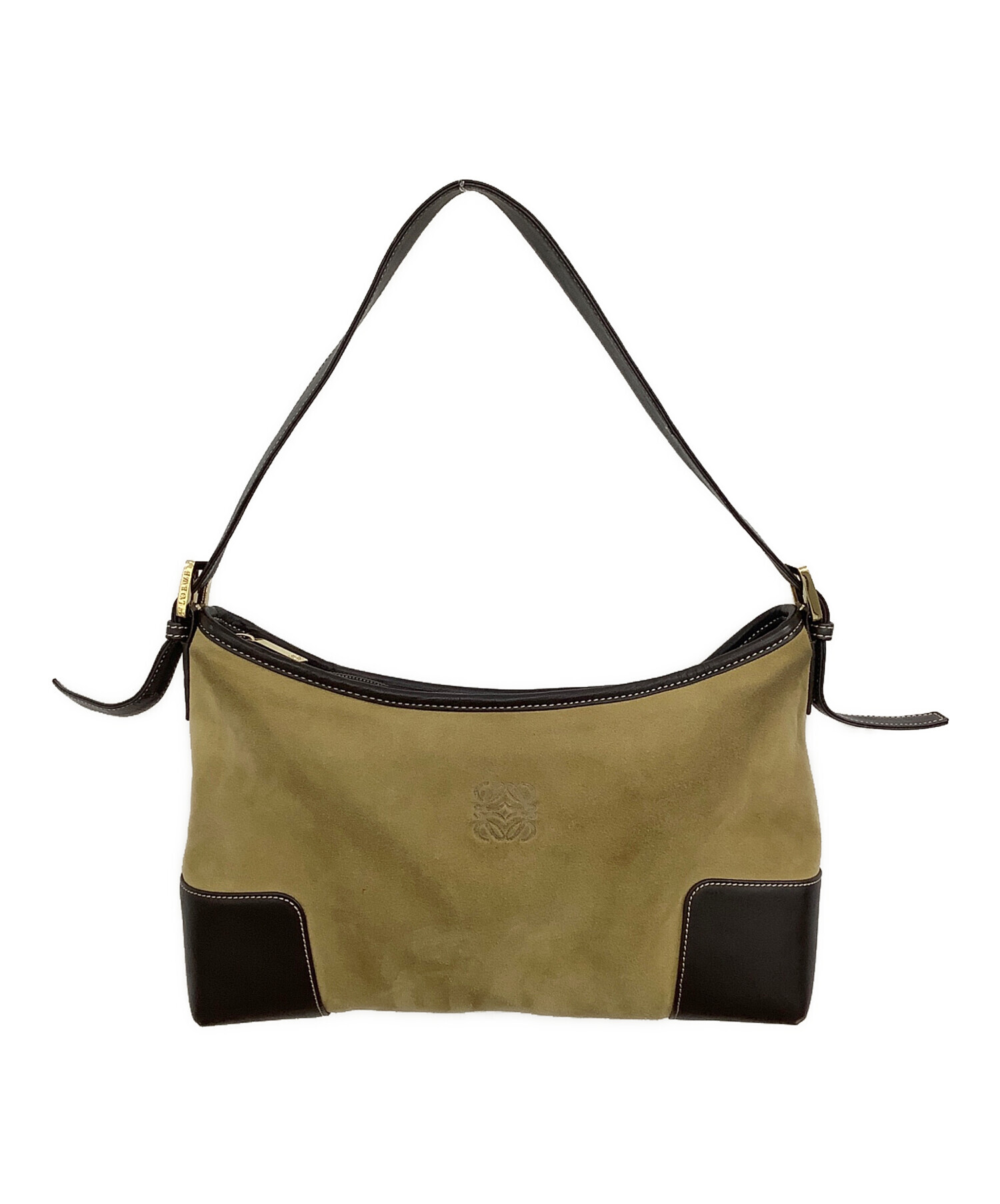 中古・古着通販】LOEWE (ロエベ) ワンショルダーバッグ ベージュ 