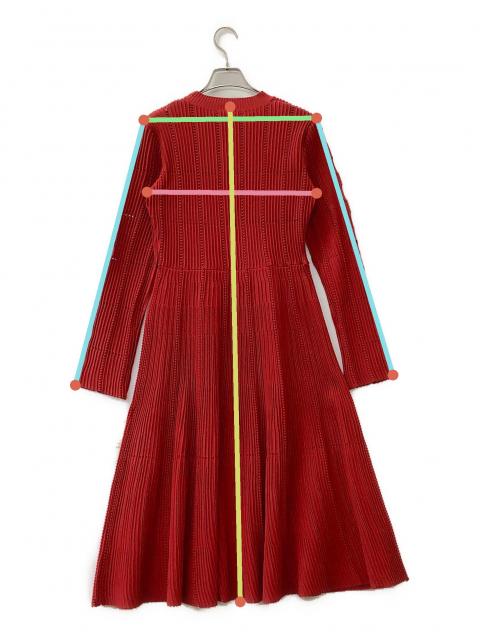 中古・古着通販】CELFORD (セルフォード) 長袖ワンピース レッド