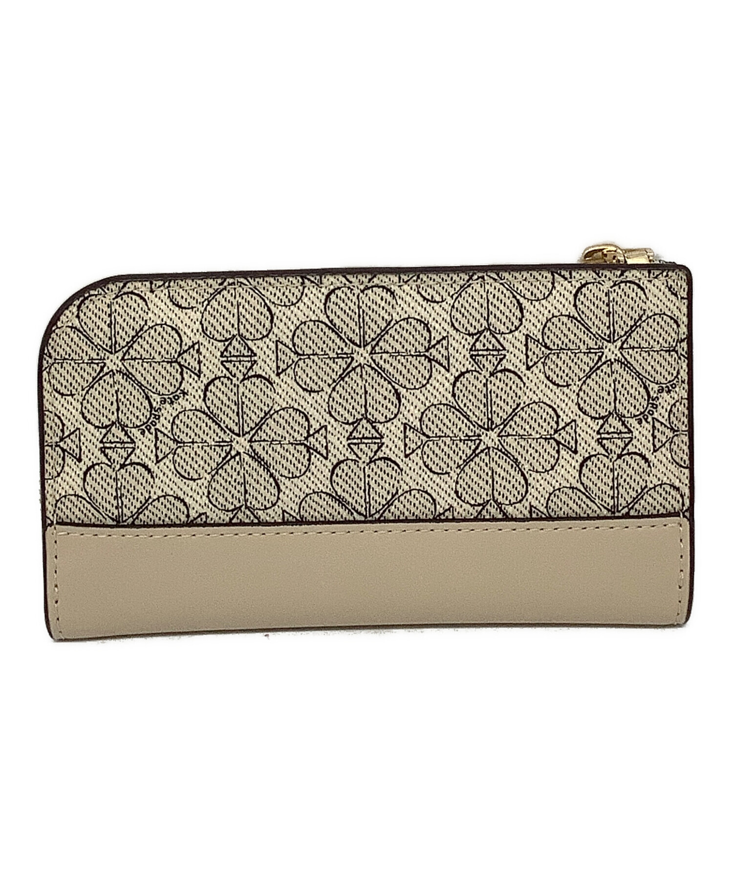 【新品・未使用品】ケイトスペード　財布　ベージュ　バイカラー 中古・古着通販】Kate Spade (ケイトスペード) フラワー スモール