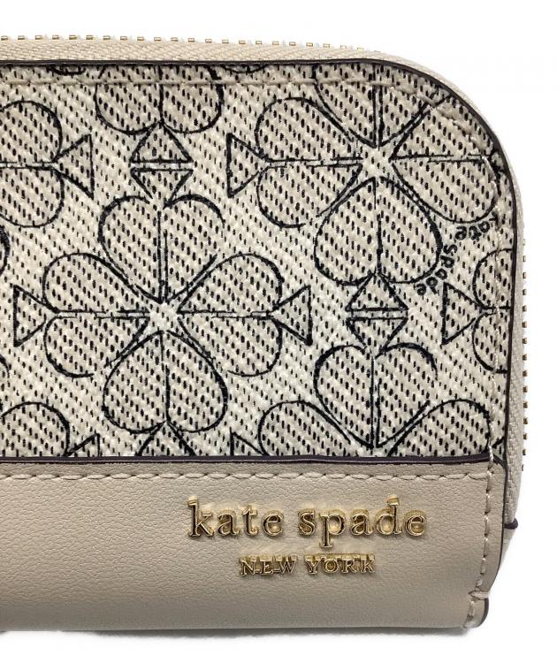 【新品・未使用品】ケイトスペード　財布　ベージュ　バイカラー 中古・古着通販】Kate Spade (ケイトスペード) フラワー スモール
