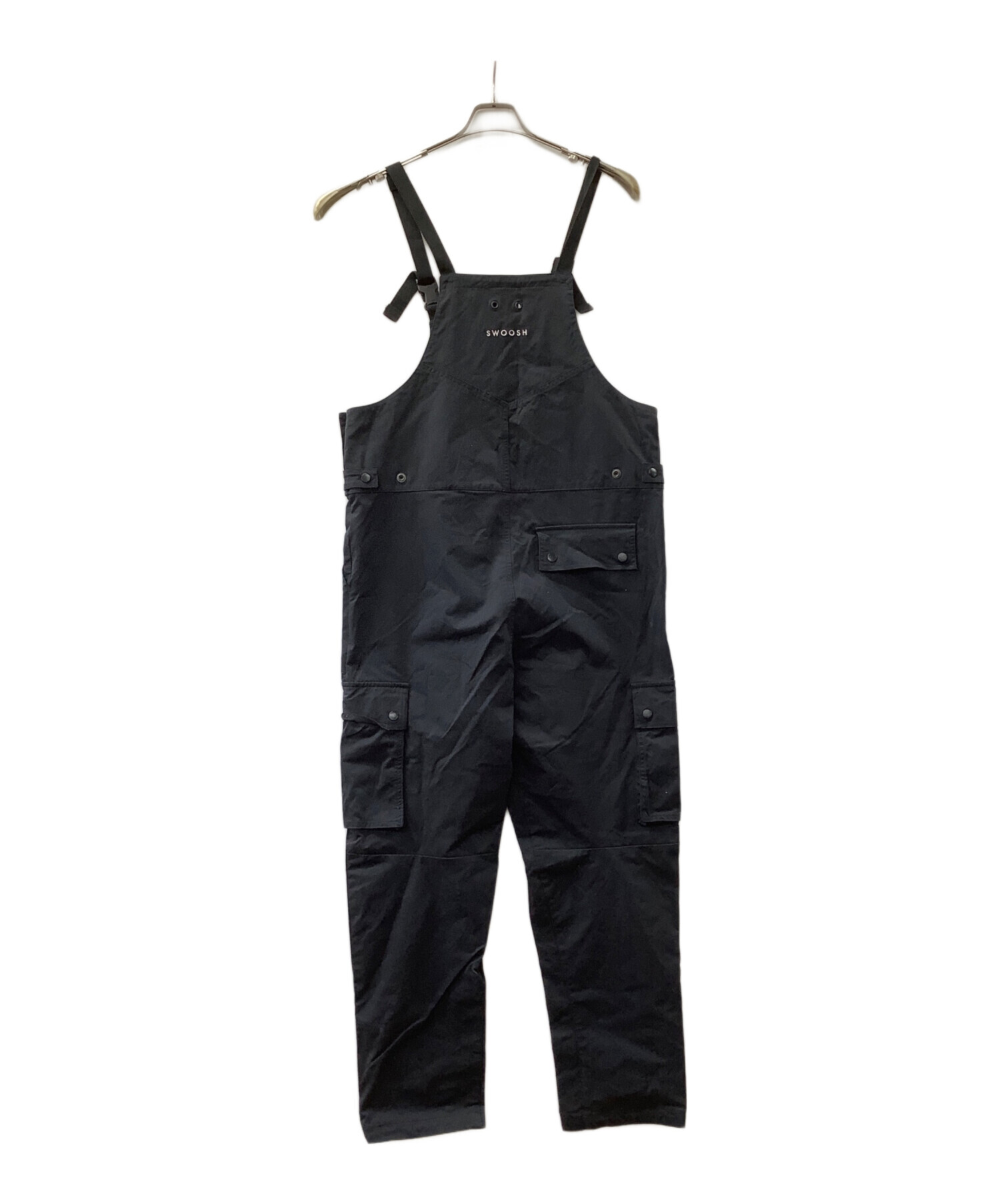 激レア　Nike オーバーオール　スウォッシュ刺繍 黒 中古・古着通販】NIKE (ナイキ) AS M NSW SWOOSH OVERALLS ブラック