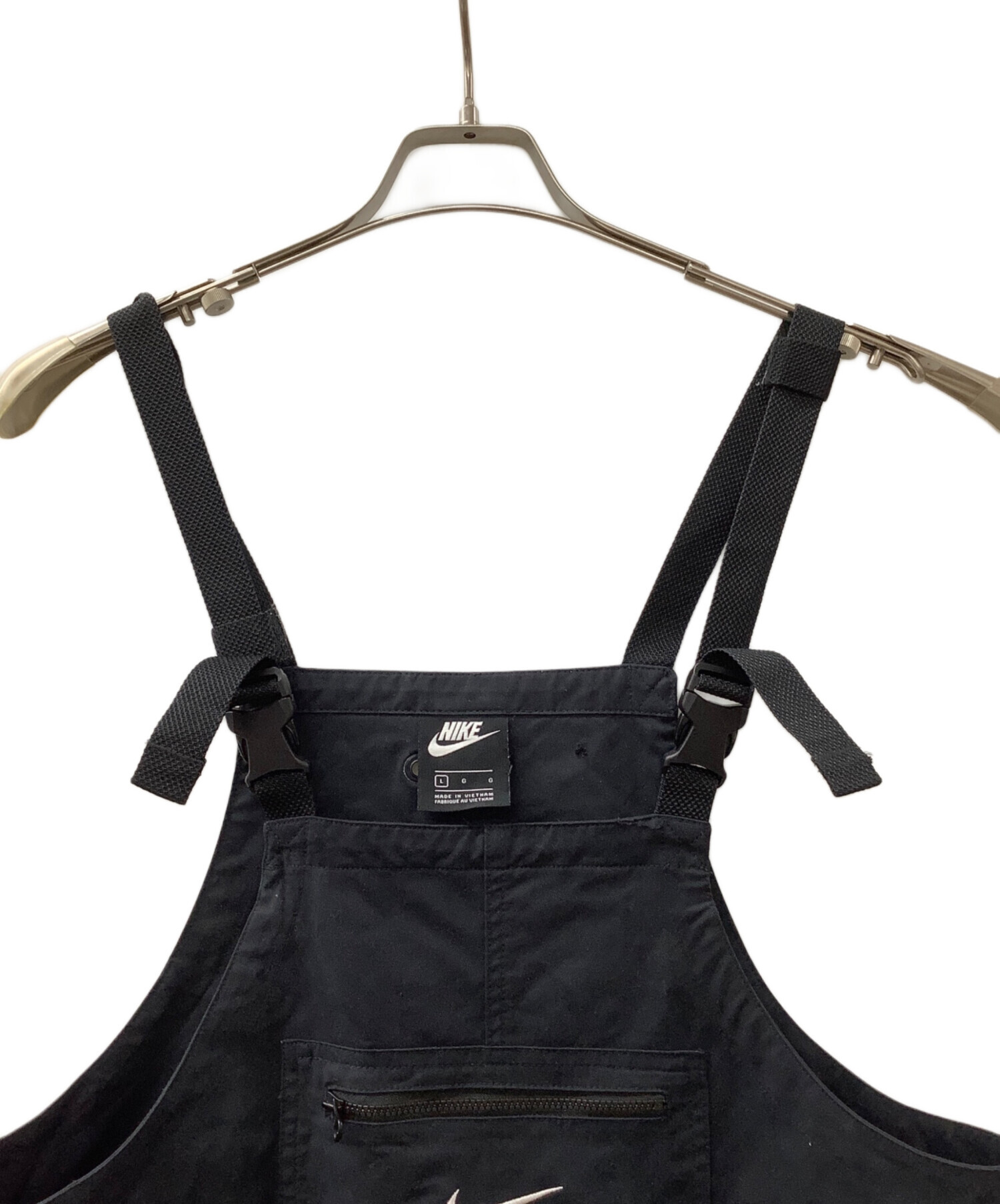 パンツ NIKE AS M NSW SWOOSH OVERALLS BLACK 中古・古着通販】NIKE (ナイキ) AS M NSW SWOOSH OVERALLS ブラック
