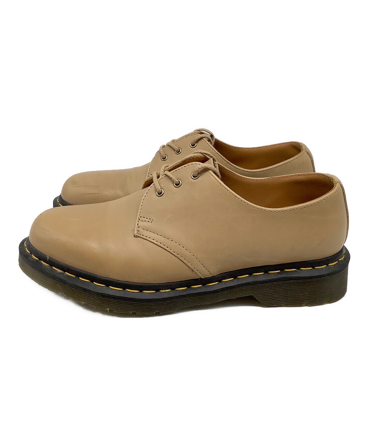 【美品】Dr. Martens 1461 ベージュスエード MIE UK8 中古・古着通販】Dr.Martens (ドクターマーチン) シューズ ベージュ