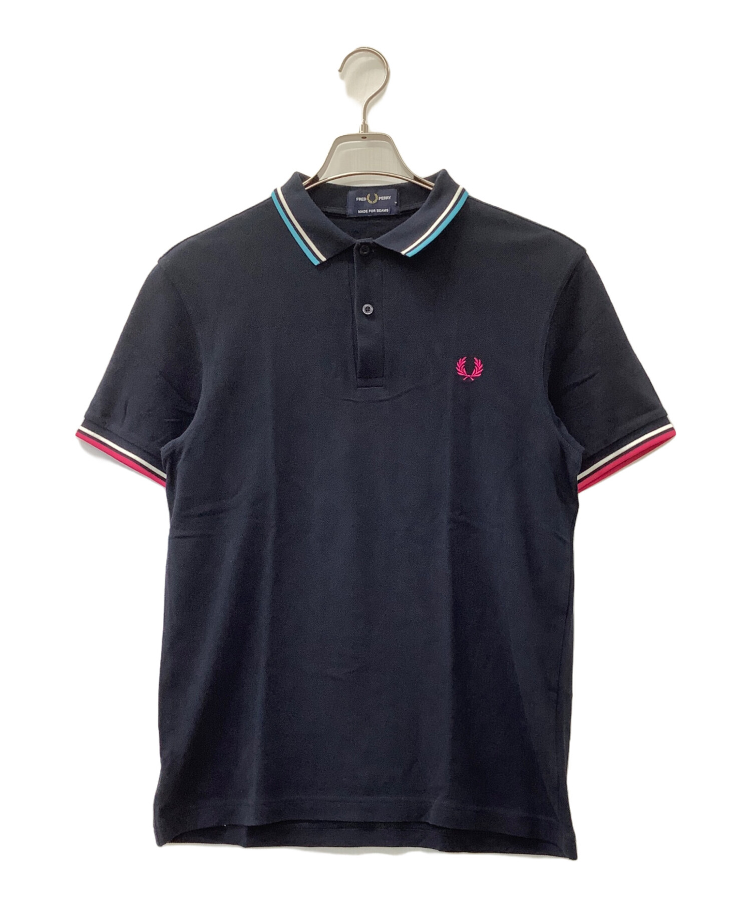 3連休限定お値下げ【タグあり/新品】FRED PERRY ネイビー ポロシャツ 中古・古着通販】FRED PERRY (フレッドペリー) ポロシャツ ネイビー