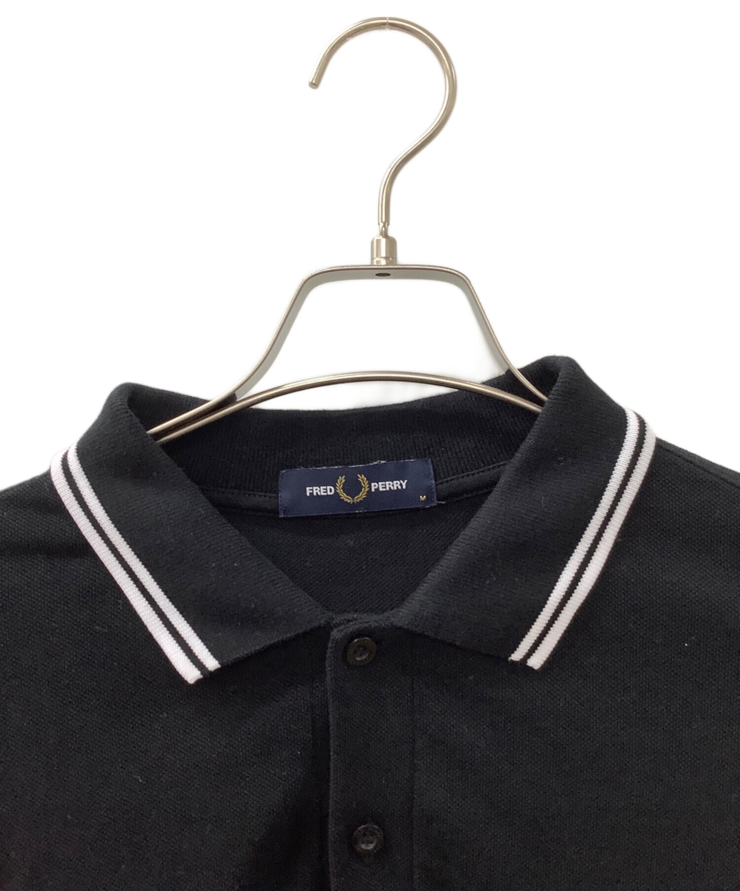 中古・古着通販】FRED PERRY (フレッドペリー) ポロシャツ ブラック
