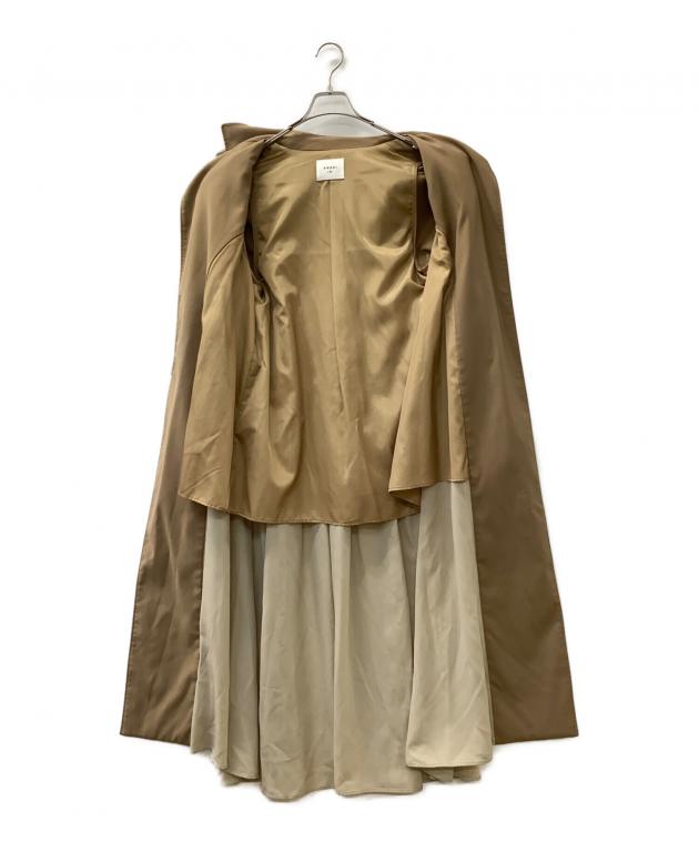 中古・古着通販】Ameri (アメリ) RIDERS DETAIL COAT ベージュ サイズ